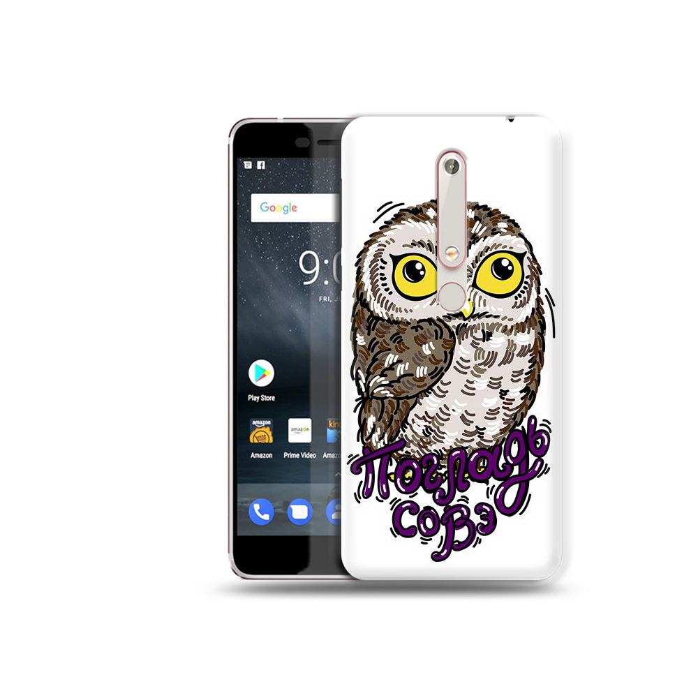 

Чехол MyPads Tocco для Nokia 6 Погладь Совэ, Прозрачный, Tocco