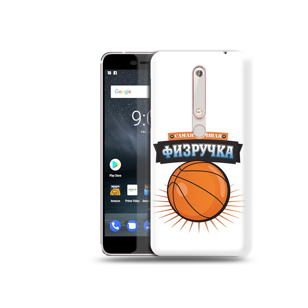 

Чехол MyPads Tocco для Nokia 6 Самая лучшая физручка, Прозрачный, Tocco