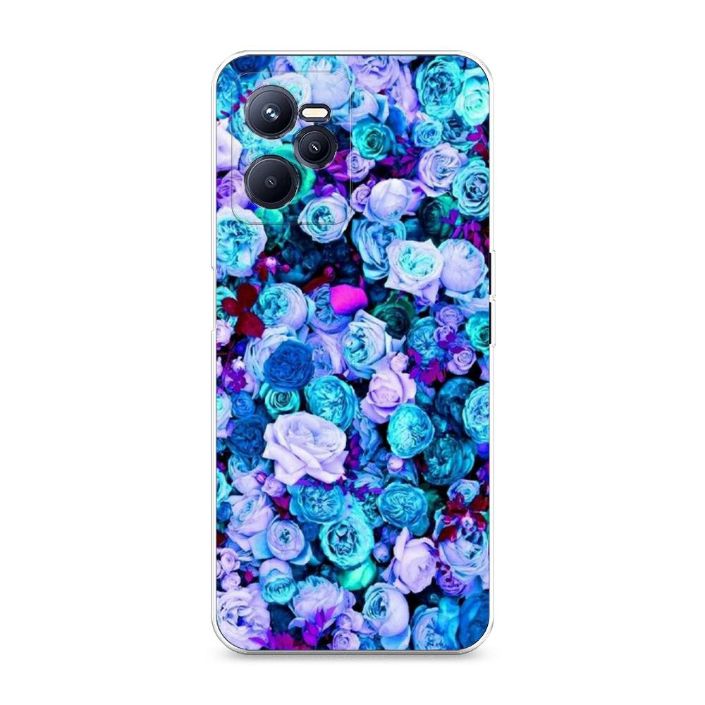 

Чехол на Realme C35 "Цветочный ковер", Фиолетовый, 259250-2