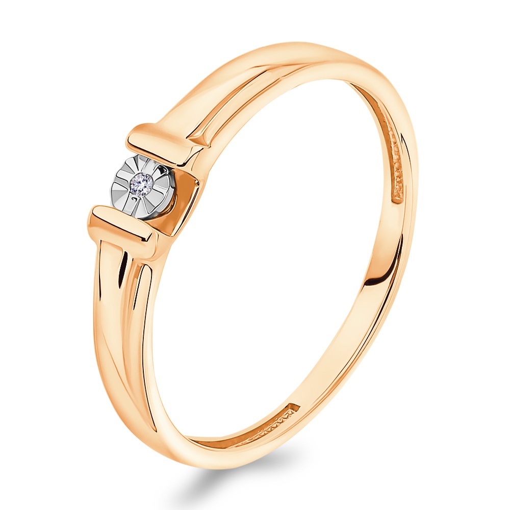 

Кольцо из золота р.  585Gold 101015750, бриллиант, 101015750