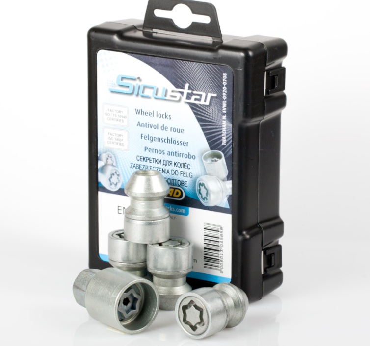 

Секретки Farad Starlock EN415F/2 с 2мя ключами для Ford Transit Connect (Штатные диски)