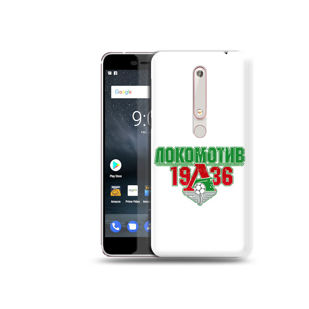 

Чехол MyPads Tocco для Nokia 6 ФК локомотив 1936, Прозрачный, Tocco