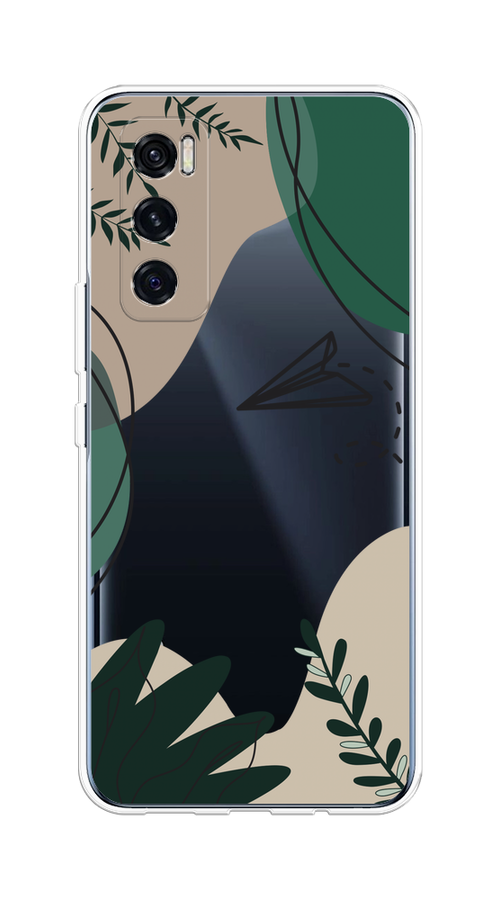 

Чехол на Vivo V20 SE "Secret Garden", Зеленый;бежевый;черный, 263550-1