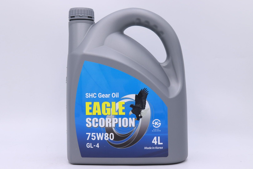 Масло трансмиссионное EAGLE SCORPION SHC Gear Oil 75W80 API GL-4 4L