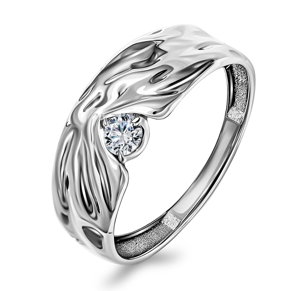 

Кольцо из серебра р.  585Gold 701014945, фианит, 701014945