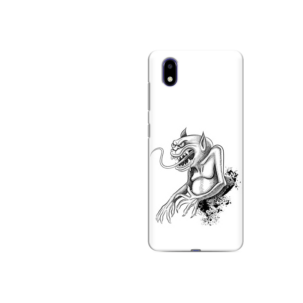 

Чехол MyPads Tocco для ZTE Blade A31 Lite чорт (PT162823.461.692), Прозрачный, Tocco