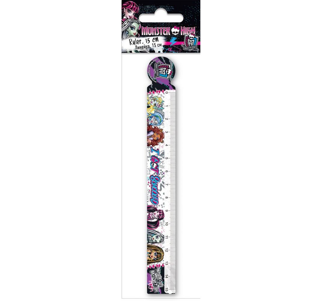 фото Monster high линейка monster high 15 см