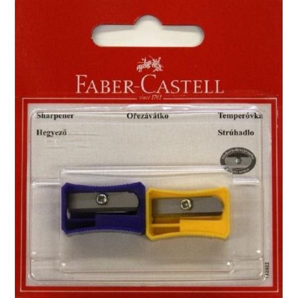 фото Faber castell точилка faber castell в блистере 2 шт faber-castell