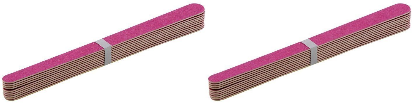 Пилочки для ногтей Inter-Vion бумажные большие, длина 16,5 см, зернистость 100, 2 шт.