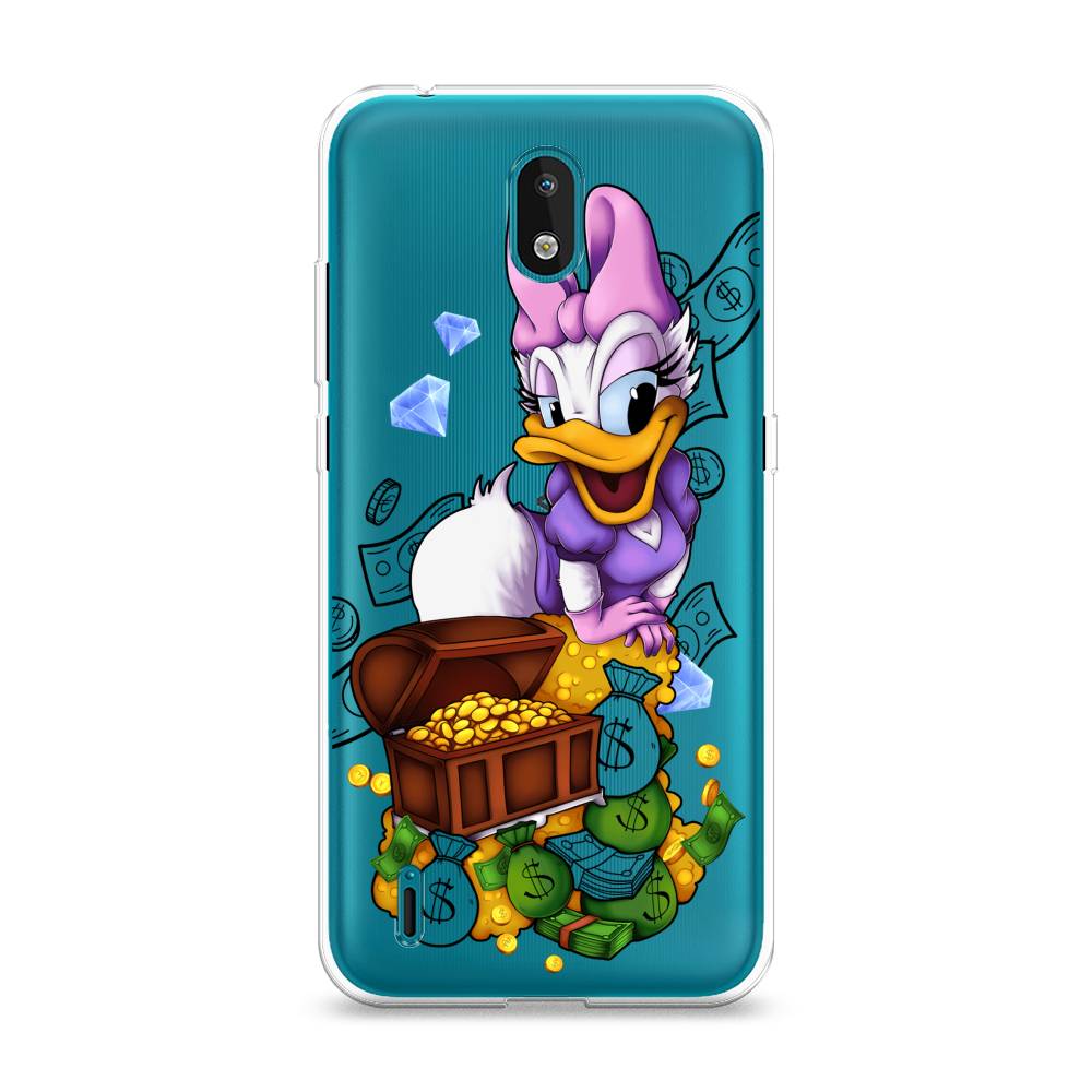 

Чехол на Nokia 1.3 "Rich Daisy Duck", Коричневый;белый;фиолетовый, 123950-6