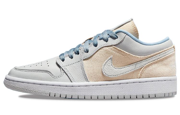 

Кеды унисекс Jordan Air Jordan 1 low se canvas бежевые 38.5 EU, Бежевый, Air Jordan 1 low se canvas