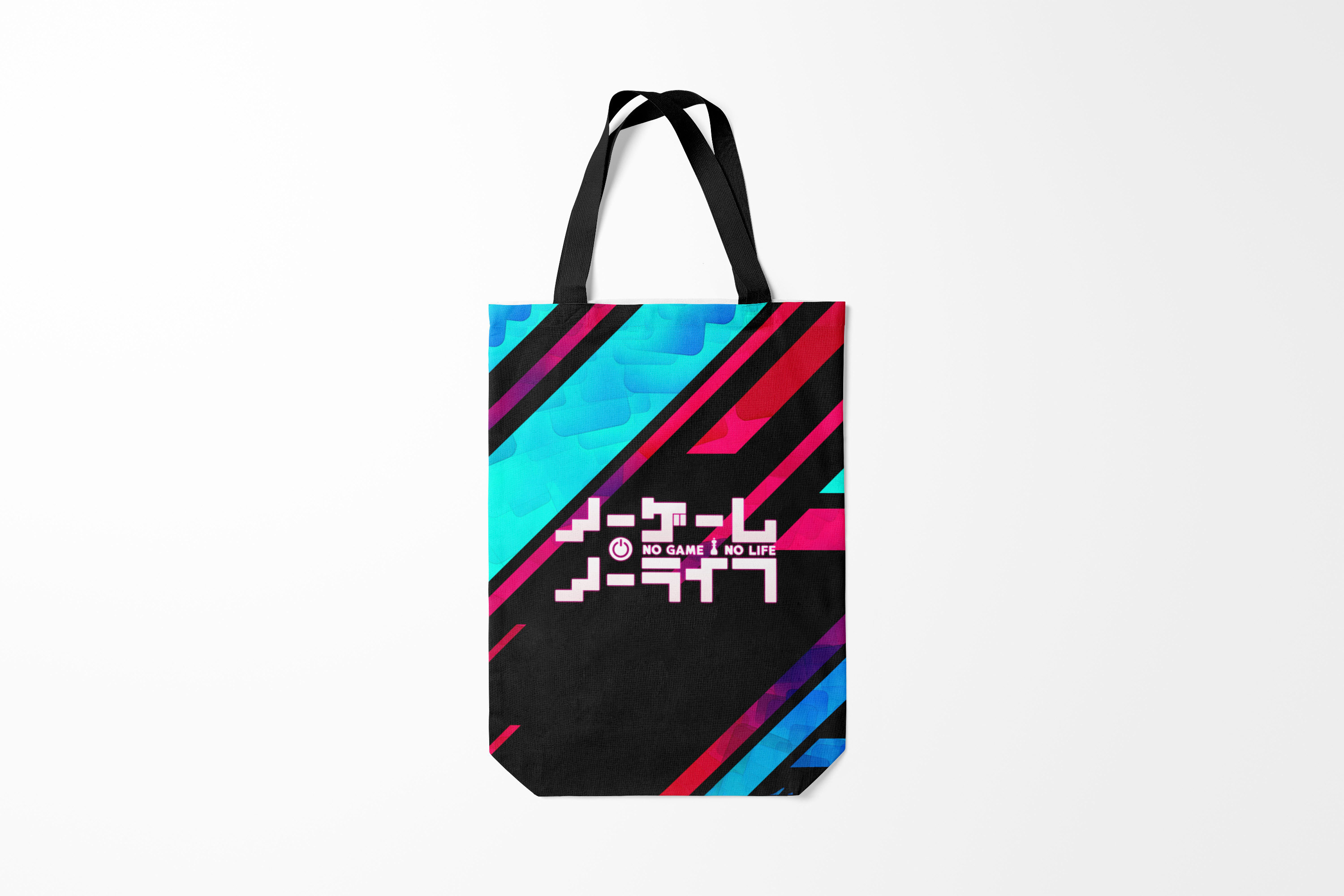 

Сумка шoппер унисекс Burnettie No Game Life LOGO, черный, No Game Life LOGO