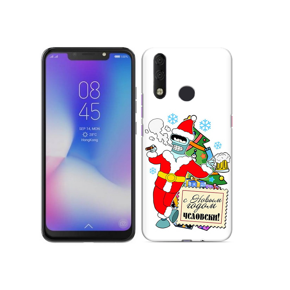 

Чехол MyPads Tocco для Tecno Camon 11 Pro С новым годом человеки, Tocco