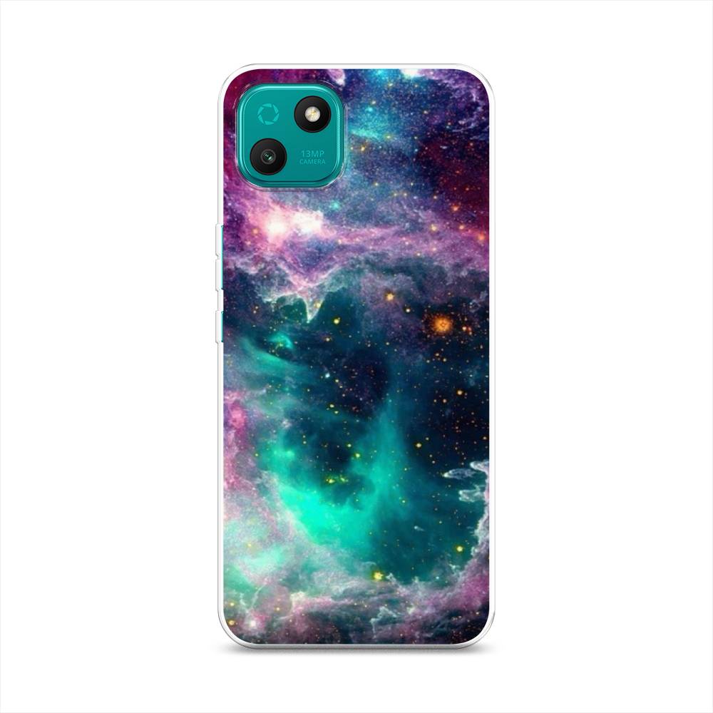 

Чехол на Wiko T10 "Звездные облака", Розовый;бежевый, 3400250-2