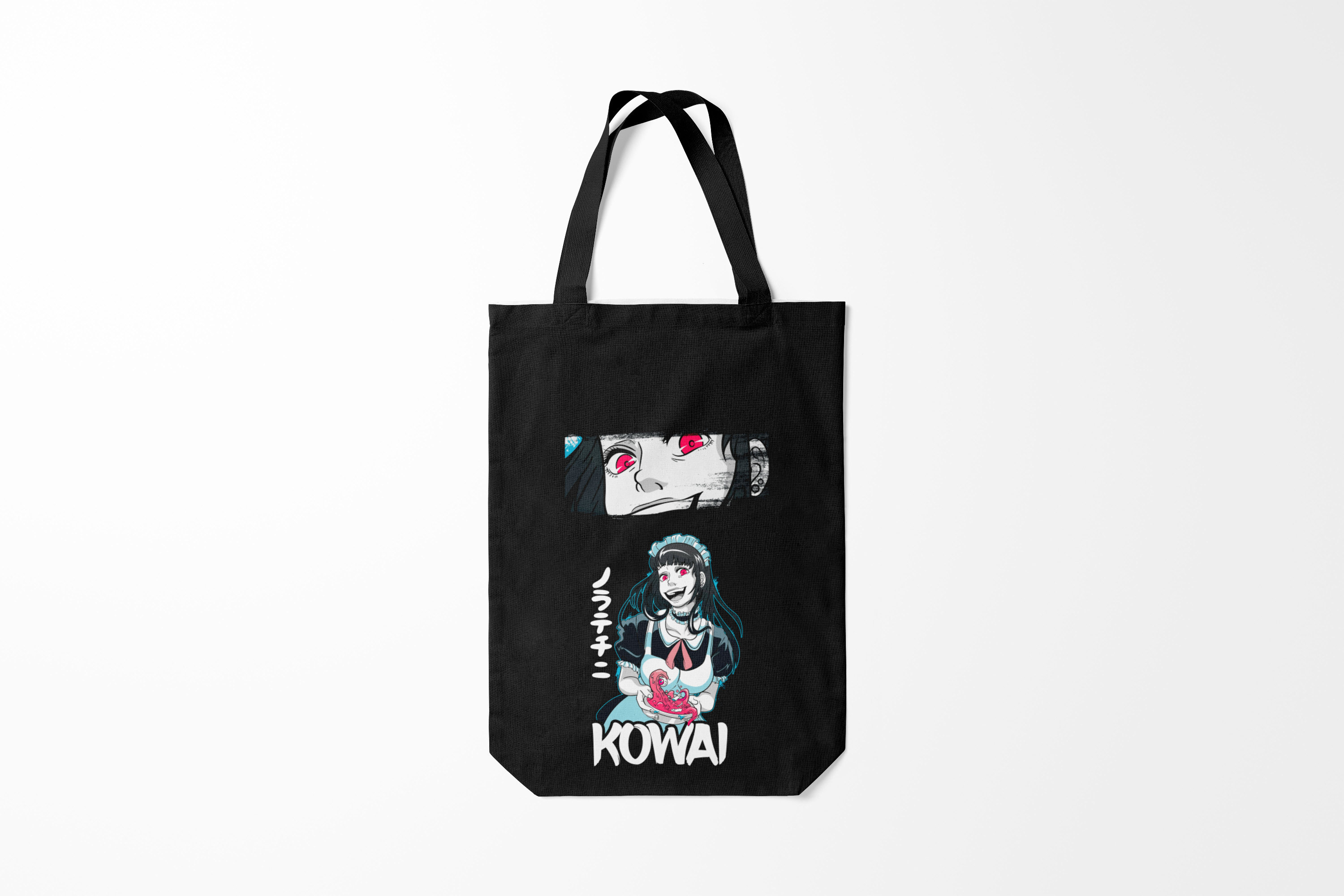

Сумка шoппер унисекс Burnettie Kowai, черный, Kowai