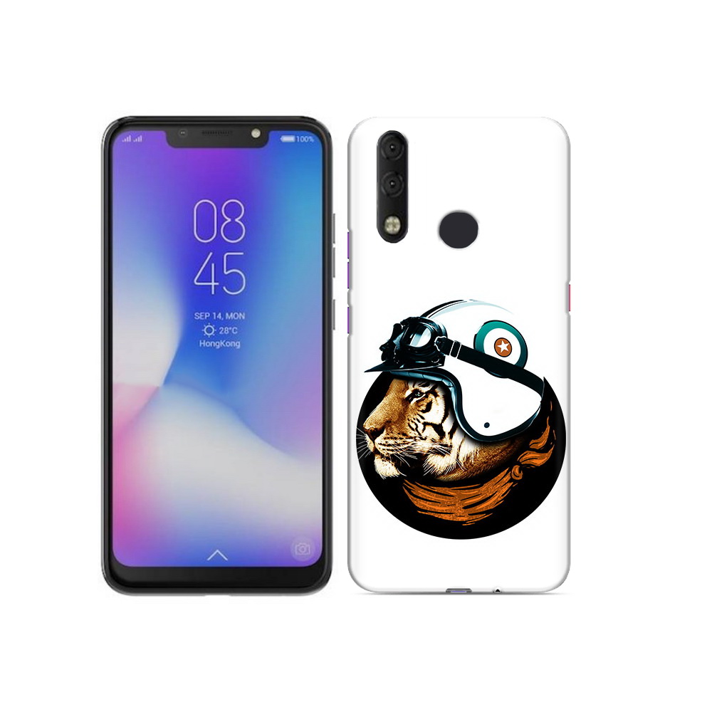 

Чехол MyPads Tocco для Tecno Camon 11 Pro Тигр в шлеме, Tocco