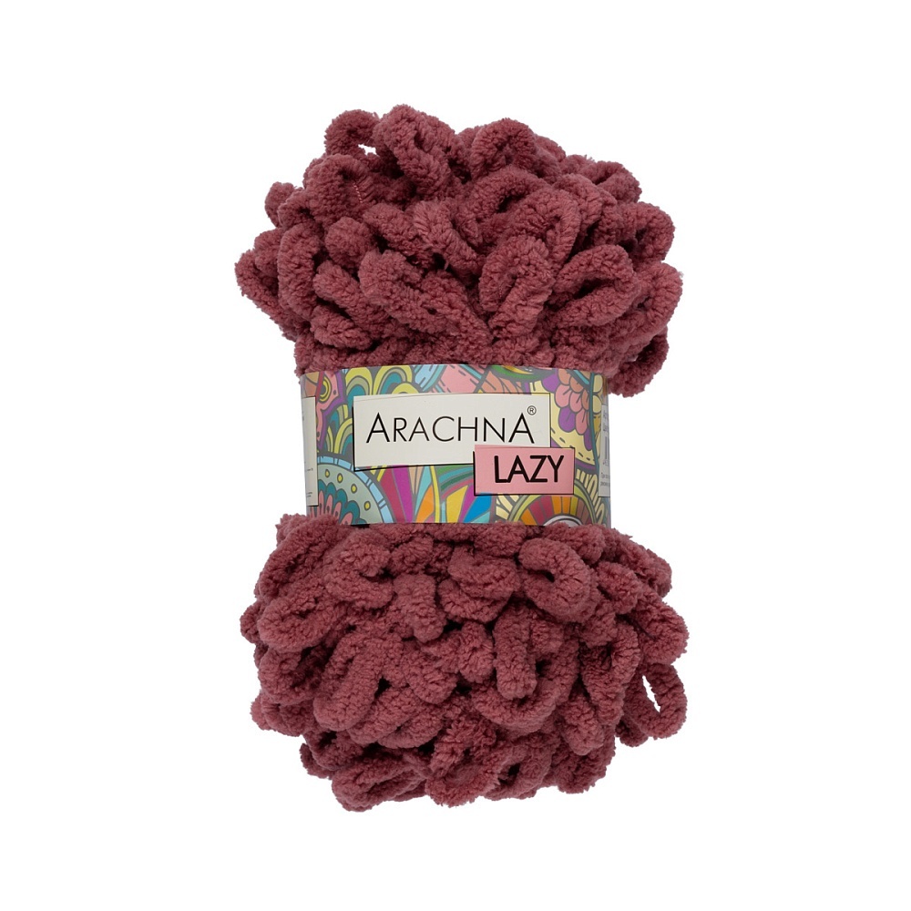 

ARACHNA Lazy, микрополиэстер, 5х100 г, 8,5 м, цвет 15 античная роза, Розовый