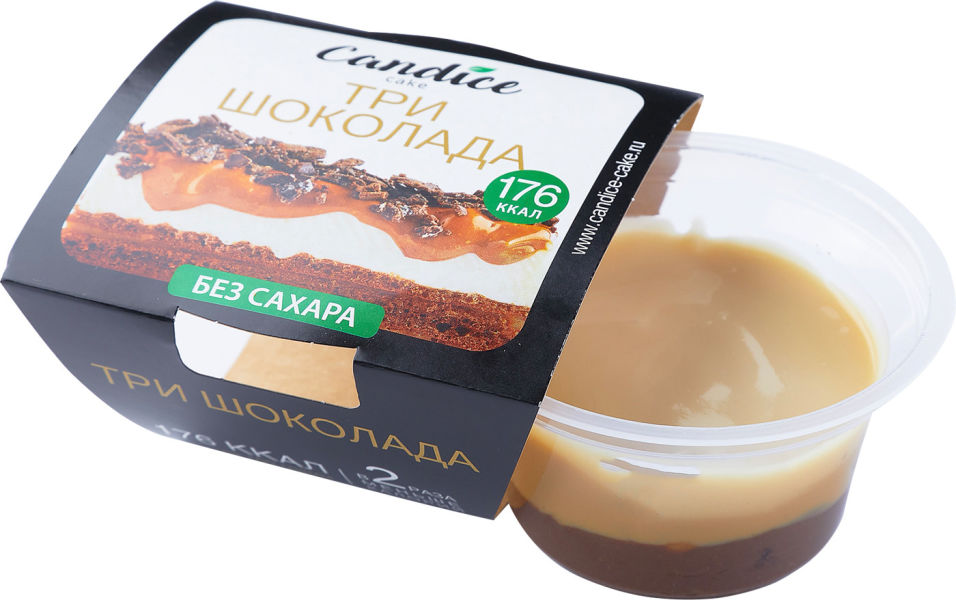 

Десерт-пирожное Candice три шоколада 100г