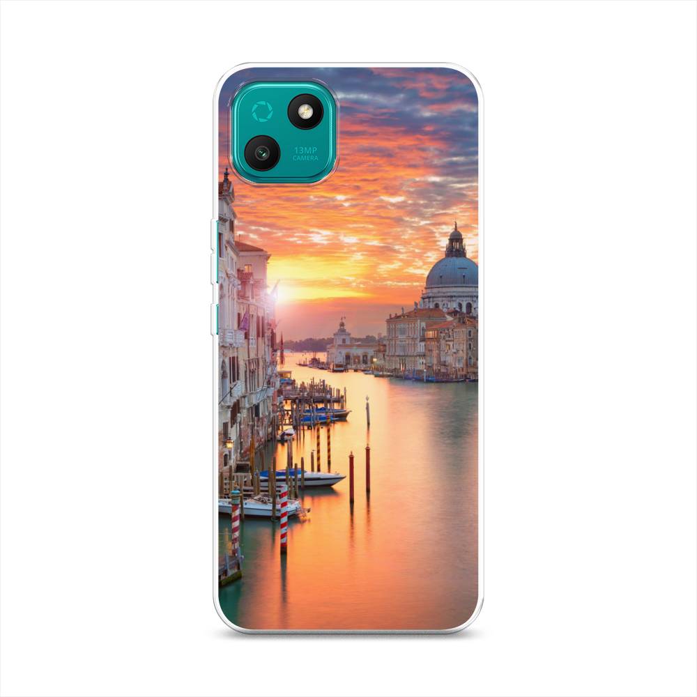 

Чехол на Wiko T10 "Восход 11", Розовый;оранжевый, 3400250-2