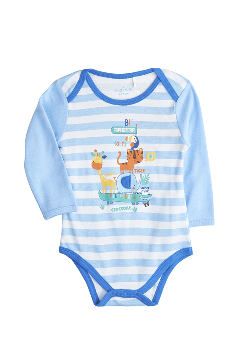 

Боди детское Kari baby SS19B64000318 голубой р.80, SS19B64000318