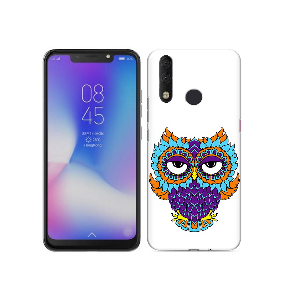 

Чехол MyPads Tocco для Tecno Camon 11 Pro Цветная сова, Tocco