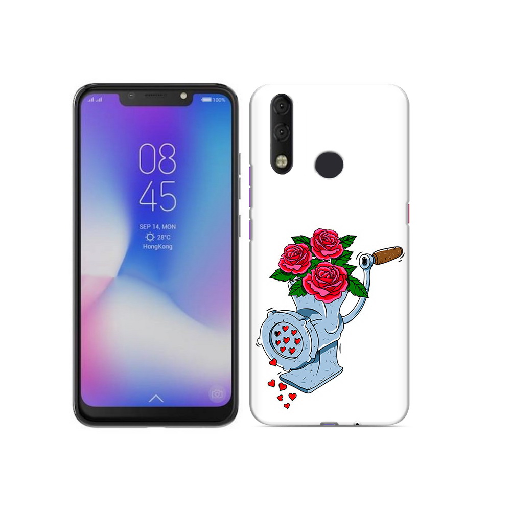 

Чехол MyPads Tocco для Tecno Camon 11 Pro Цветочные сердца, Tocco