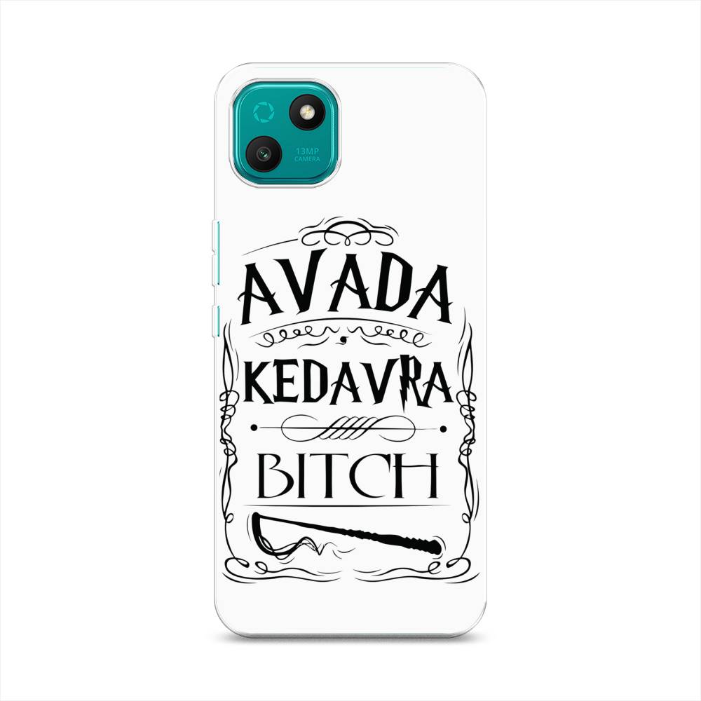 

Чехол на Wiko T10 "Avada kedavra bitch", Белый;серый;черный, 3400250-6