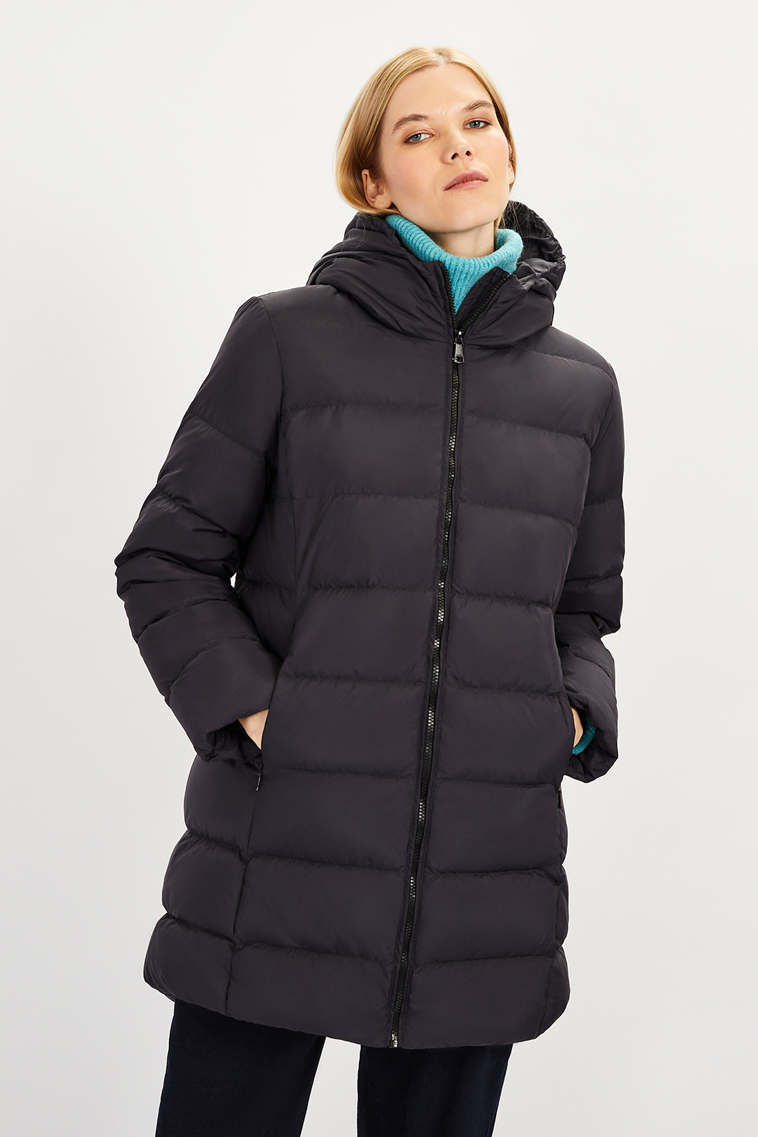 

Куртка женская Baon B0022704 черная 2XL, Черный, B0022704