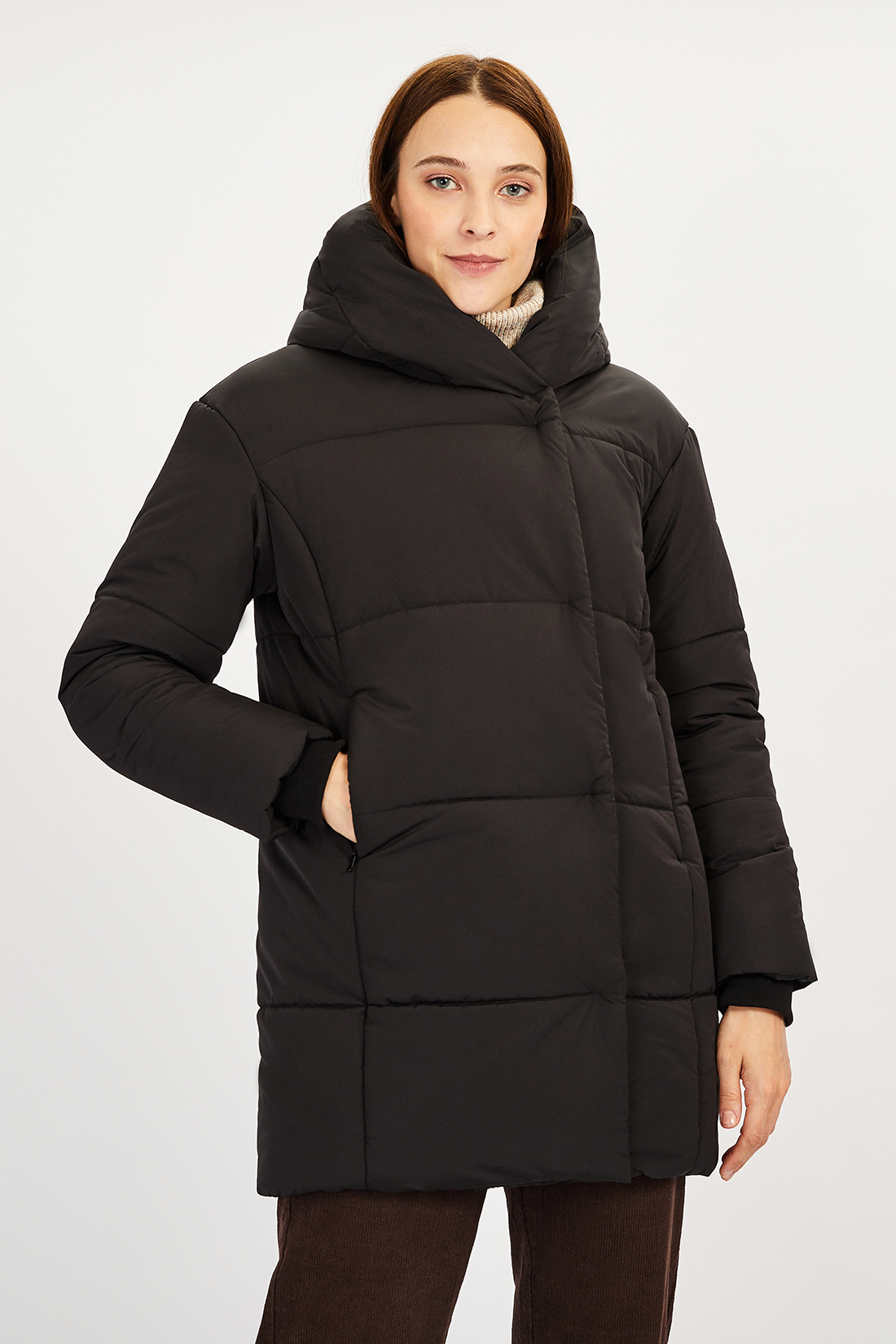 Куртка женская Baon B031823 черная 2XL