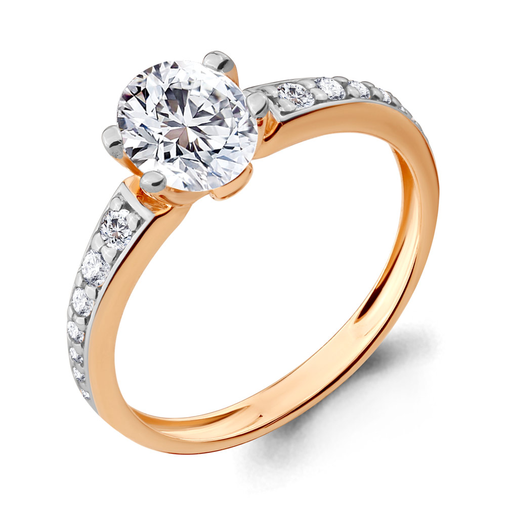 

Кольцо из серебра р.  AQUAMARINE 665441А_925_з, 665441А_925_з