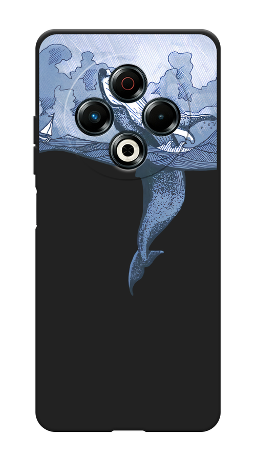 

Чехол Awog на Tecno Spark 30 "Два измерения", Голубой;черный;прозрачный, 309152-1