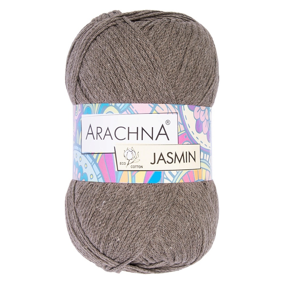 

ARACHNA Jasmin, хлопок, полиэстер, 5х100 г, 250 м, цвет 117 свето-коричневый
