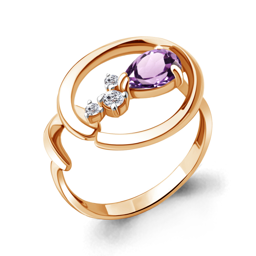 

Кольцо из серебра р. 19 AQUAMARINE 6954404А_925_з, 6954404А_925_з