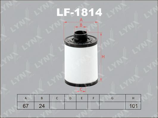 

Фильтр топливный LYNXauto LF-1814