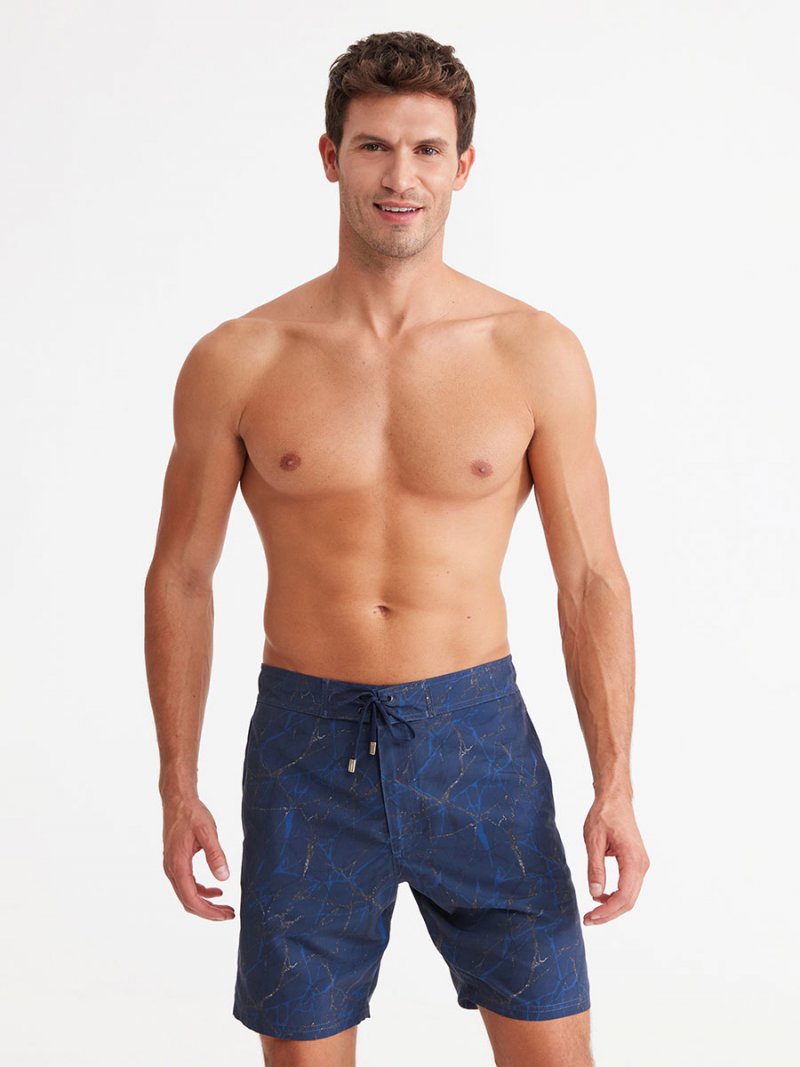 

Шорты для плавания мужские Kom 1M11MMSY221-013 MARMOR SHORT синие L, 1M11MMSY221-013 MARMOR SHORT