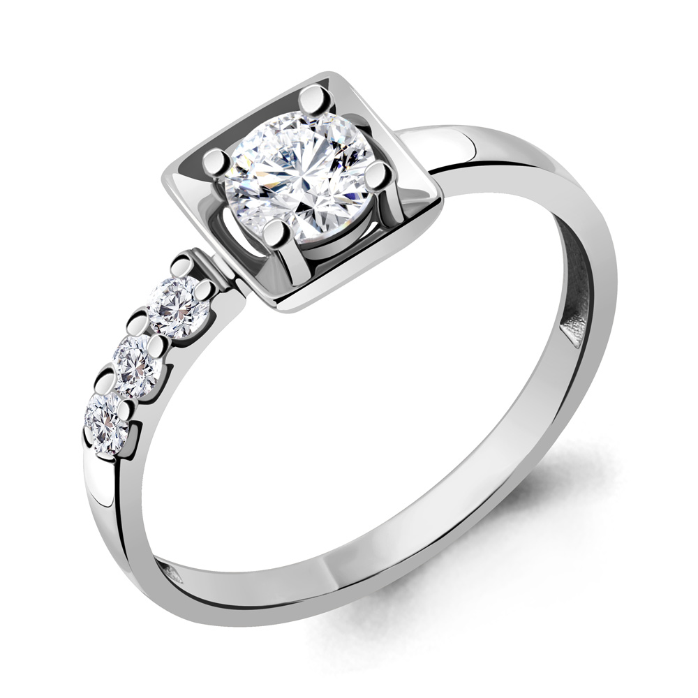 

Кольцо из серебра р. 17,5 AQUAMARINE 688161А_925_р, 688161А_925_р