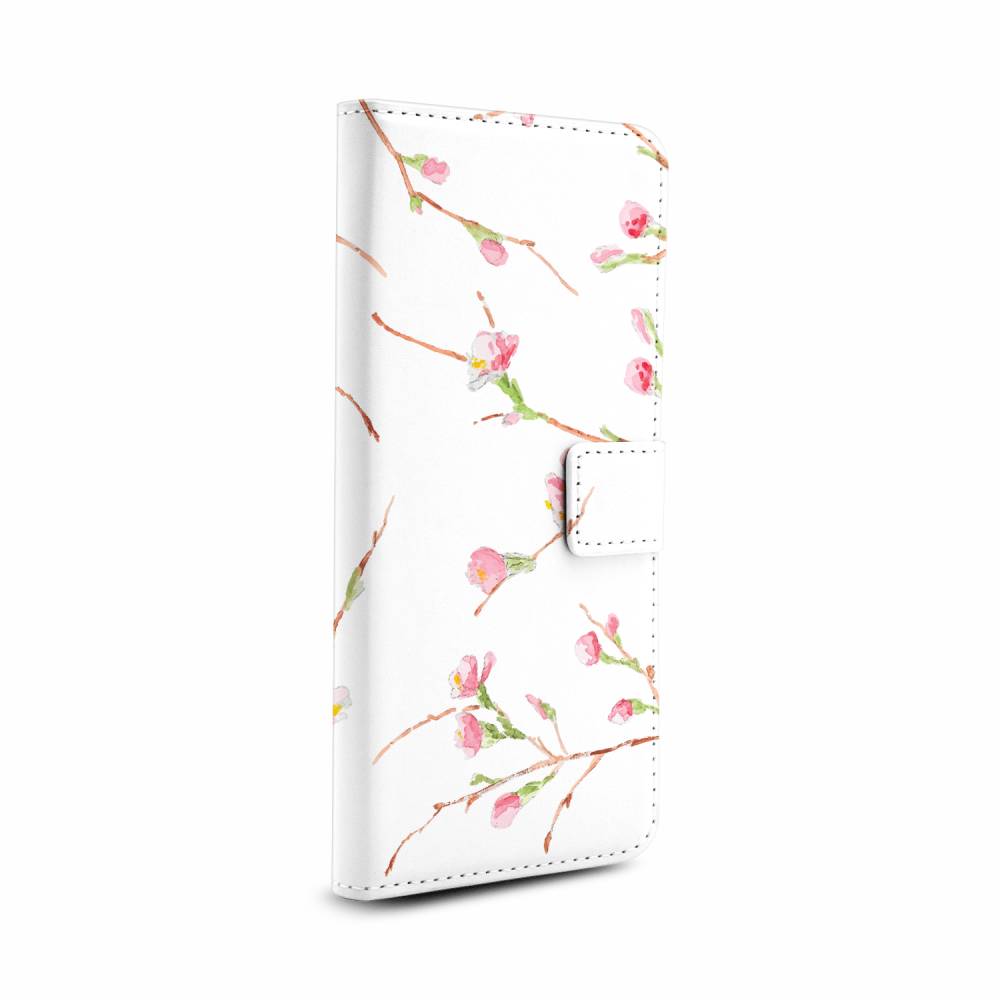 

Чехол Awog на Oppo A17 "Цветочный фон book", Белый;розовый;желтый, 2512085-1