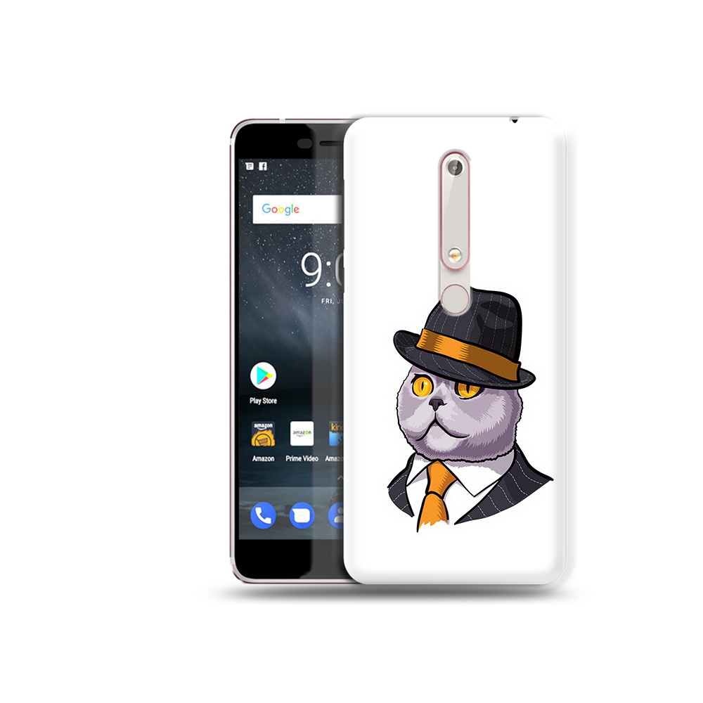 

Чехол MyPads Tocco для Nokia 6 британец, Прозрачный, Tocco