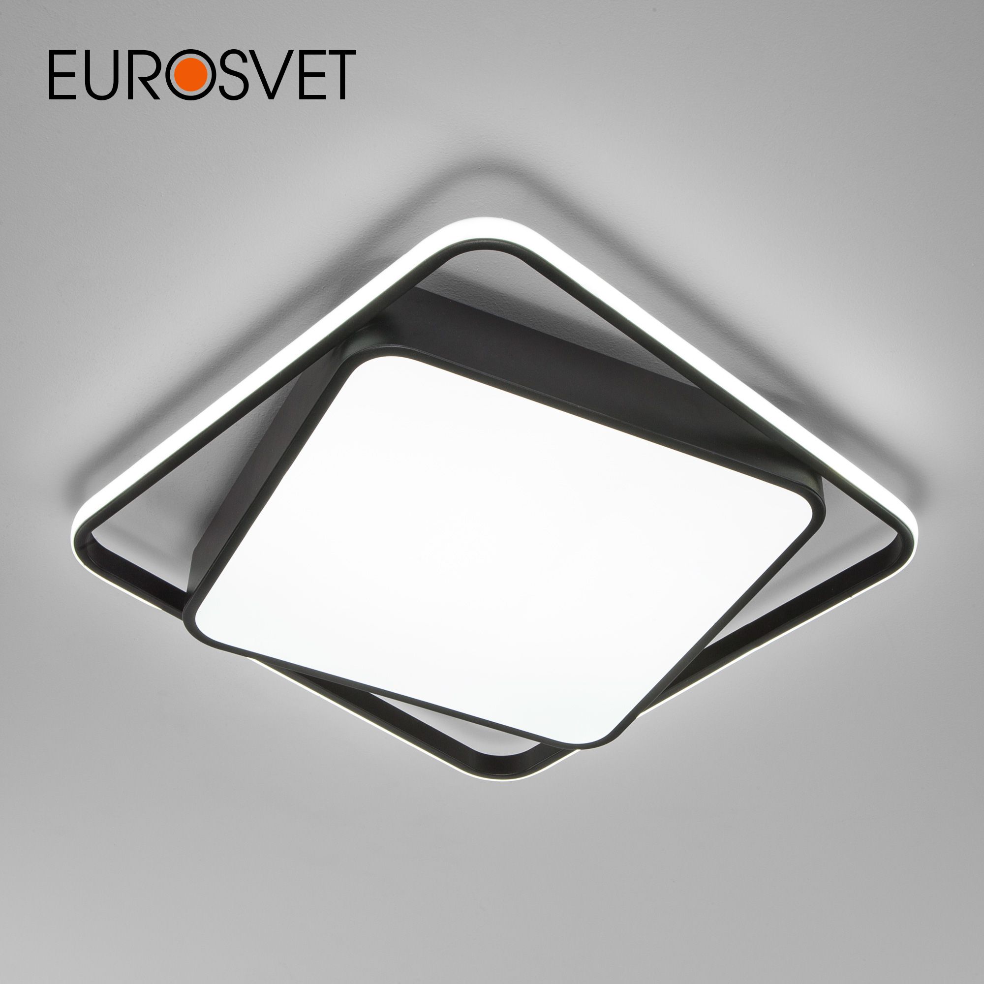 

Потолочный светильник Eurosvet Jeremy 90252/1 черный светодиодный