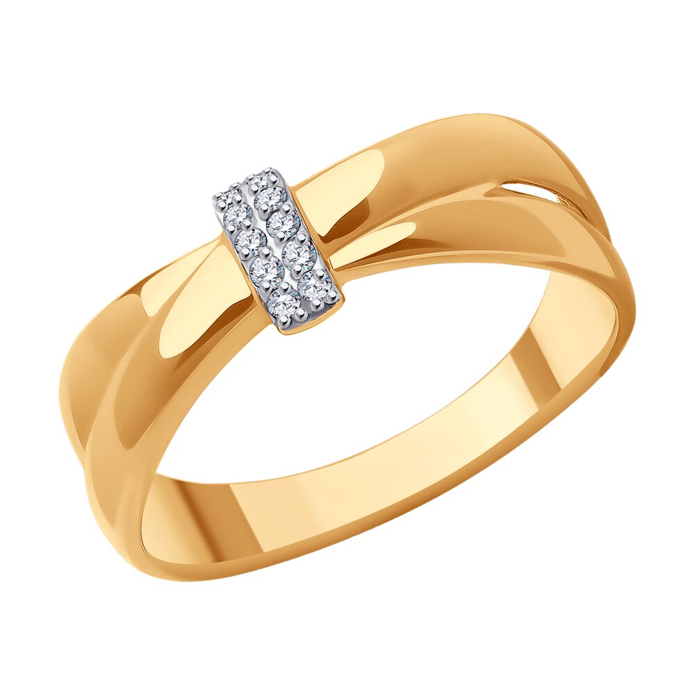

Кольцо из золота р. 20 SOKOLOV 019253, фианит, 019253