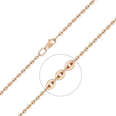 

Цепочка из красного золота р. 55 PLATINA jewelry 21-1604-080-1110-17, 21-1604-080-1110-17