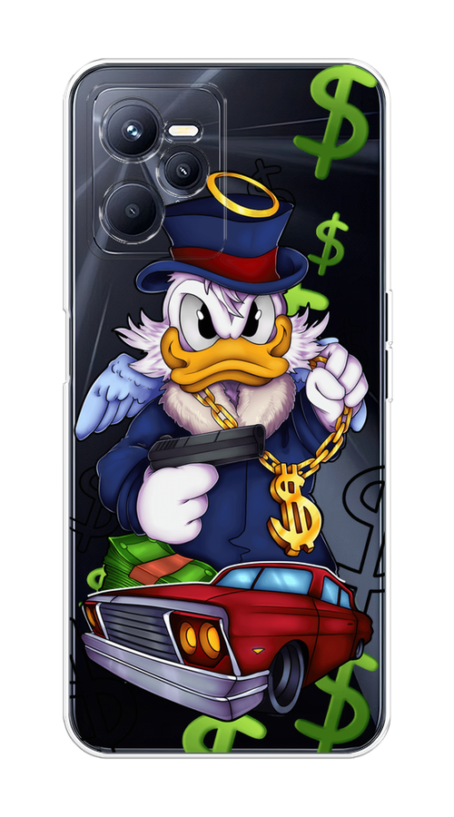 

Чехол на Realme C35 "Scrooge McDuck with a Gold Chain", Красный;синий;белый, 259250-6