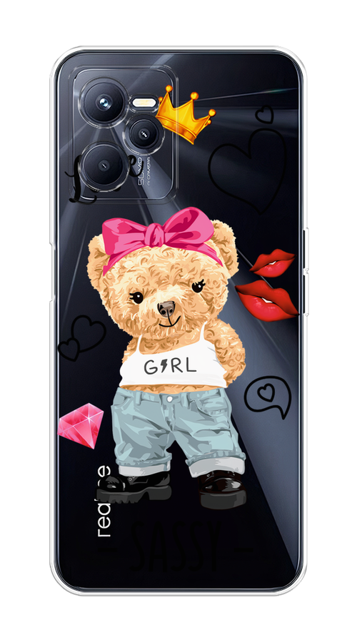 

Чехол на Realme C35 "Sugar Mommy", Голубой;белый;розовый, 259250-6