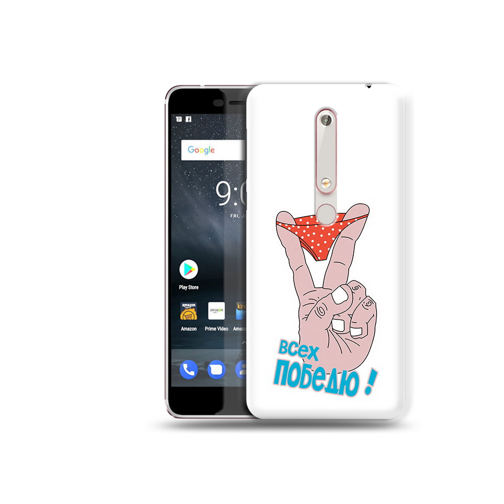 

Чехол MyPads Tocco для Nokia 6 всех победю, Прозрачный, Tocco