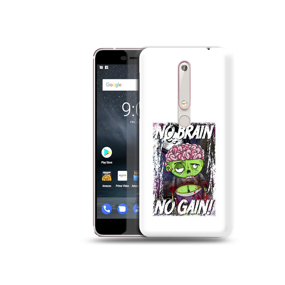 

Чехол MyPads Tocco для Nokia 6 глупый зомби, Прозрачный, Tocco