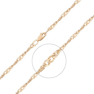 

Браслет из золота р. 18 PLATINA jewelry 22-0703-060-1110-17, 22-0703-060-1110-17