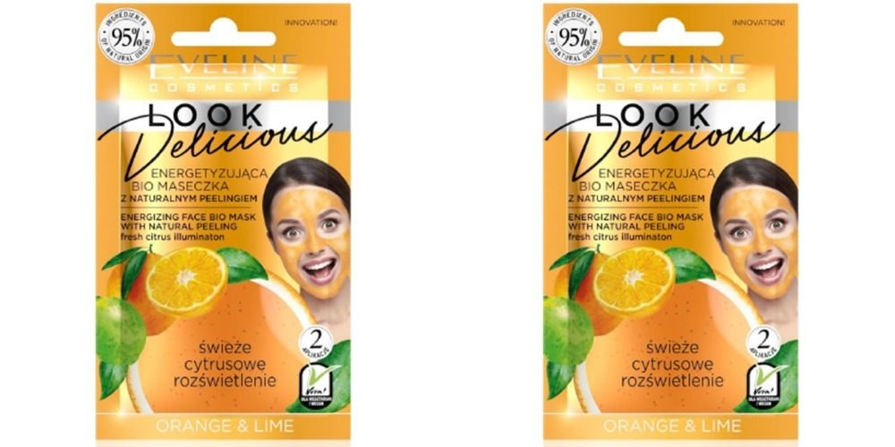 

Маска Eveline для лица Orange&Lime 10 мл 2 шт