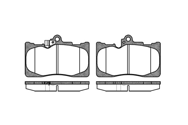 

Колодки Дисковые П. Lехus Gs 300/430 05> REMSA 118002 1180 02 [0446530410]