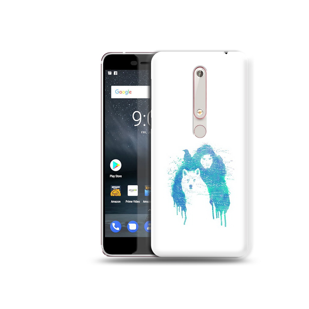

Чехол MyPads Tocco для Nokia 6 джон сноу, Прозрачный, Tocco
