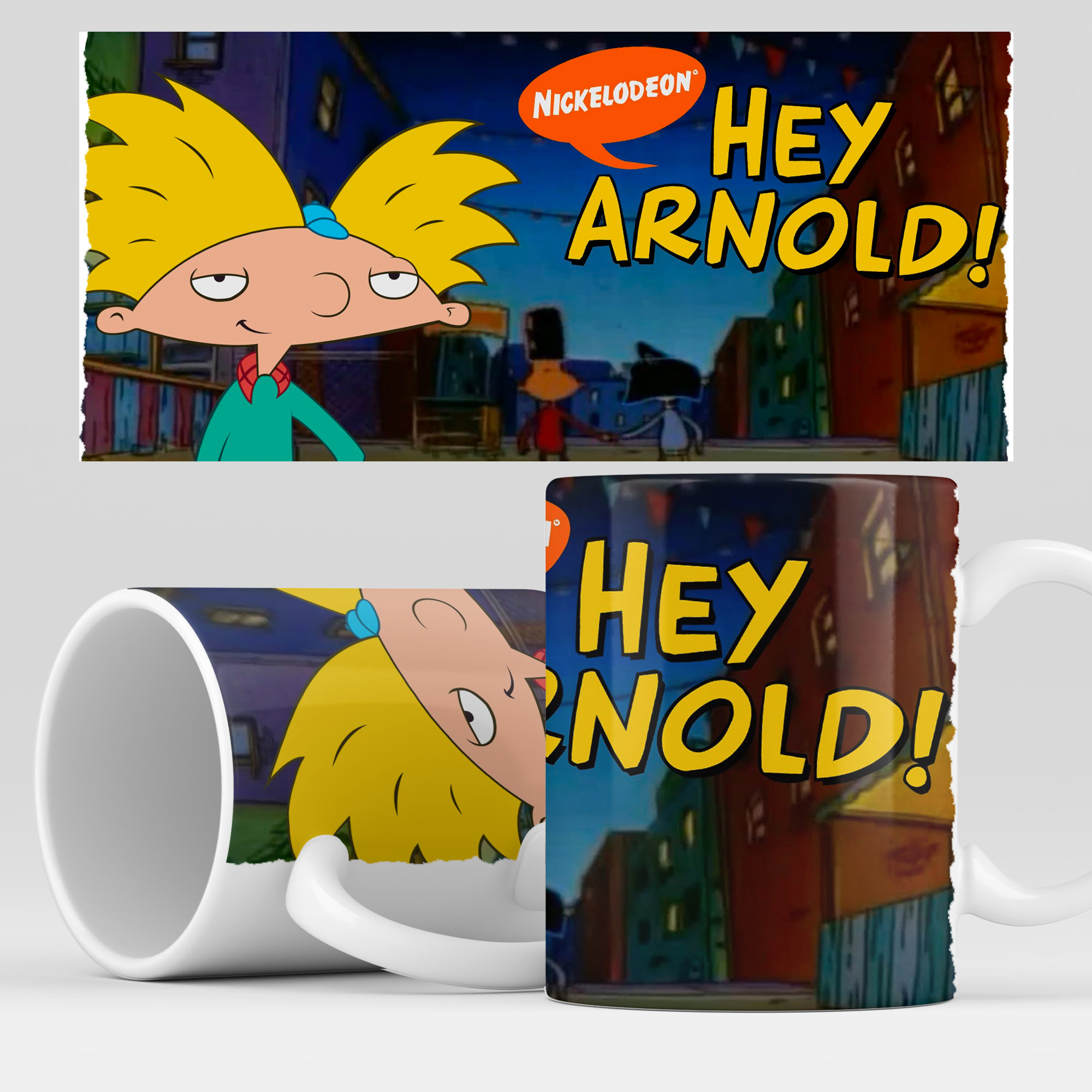 

Кружка RocketCup с принтом "Эй, Арнольд!" мультсериал, HeyArnold_11